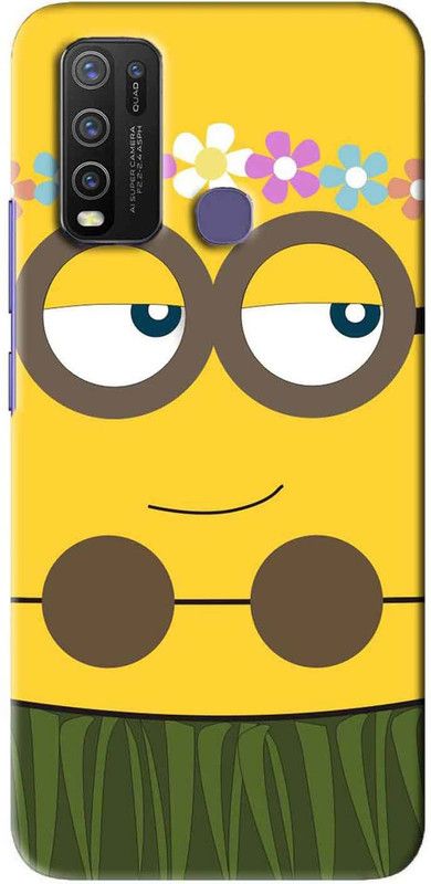 NDCOM Back Cover for VIVO Y50 Emoji Smiely Printed  (Multicolor, Hard Case, Pack of: 1)