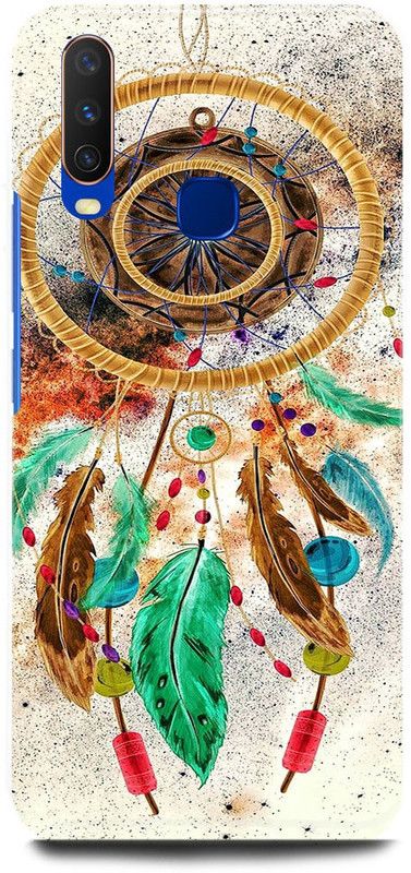 JUGGA Back Cover for Vivo Y15, 1901, DREAM, CATCHER, LOVE  (Multicolor, Hard Case, Pack of: 1)