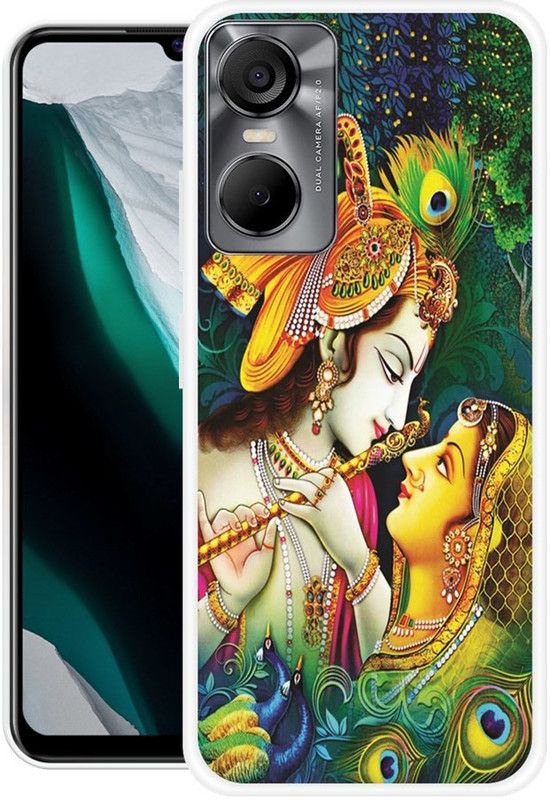 INDIALAND Back Cover for Tecno Pop 6 Pro  (Multicolor, Grip Case, Silicon)