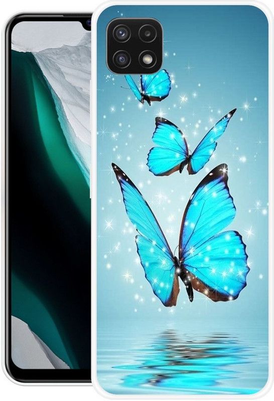 vaidik Back Cover for Samsung Galaxy A22 5G  (Multicolor, Dual Protection, Silicon, Pack of: 1)