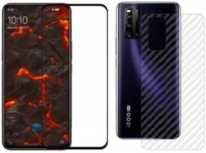 EASYBIZZ Tempered Glass Guard for iQoo 3  (Pack of 2)