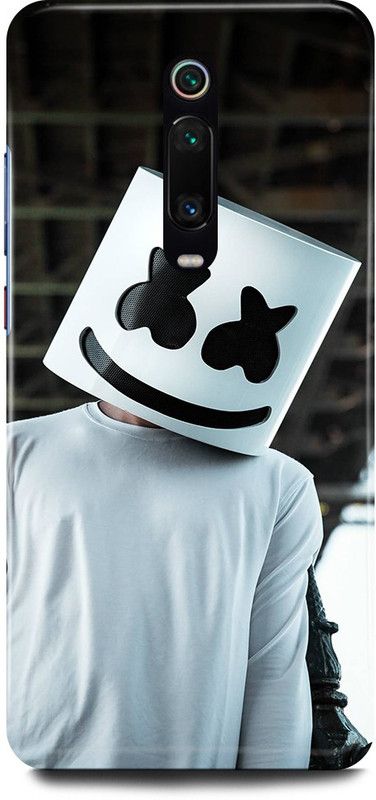 FRONK Back Cover for Redmi K20 Pro, MARSHMELLOW, MARSHMELLO, MUSIC, DJEDM, ARTJOKER  (White, Hard Case, Pack of: 1)