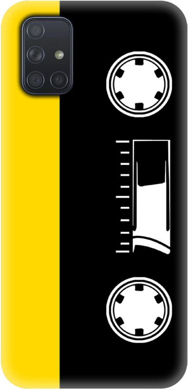 Smutty Back Cover for Samsung Galaxy A71, SM-A715F - Cassette Print  (Multicolor, Hard Case, Pack of: 1)