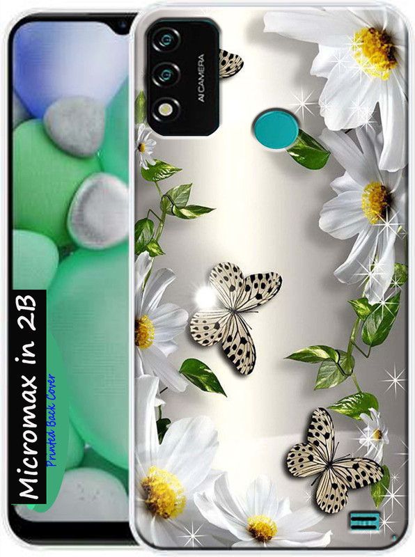 HEXAcase Back Cover for Micromax In 2B, Micromax In 2B Back Cover  (Multicolor, Dual Protection, Silicon, Pack of: 1)