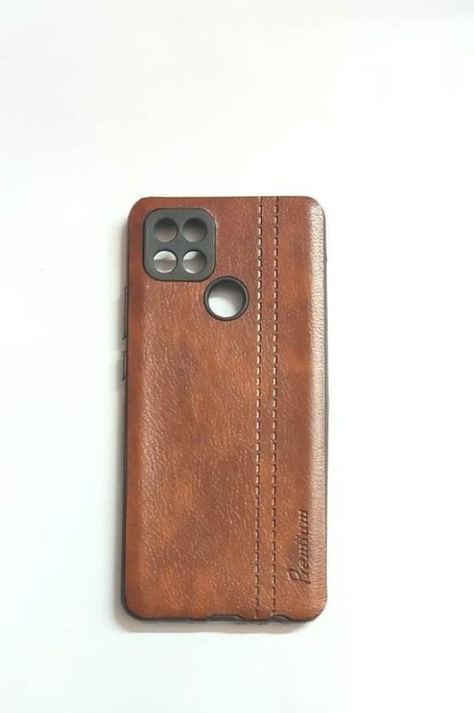 JTC Back Cover for OPPO A15  (Brown)