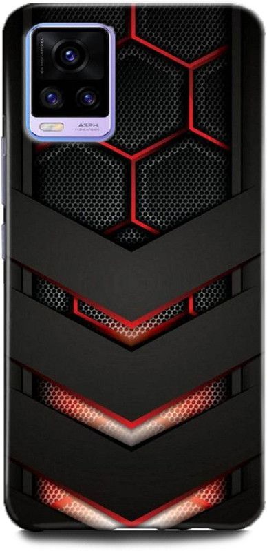 WallCraft Back Cover for Vivo V20 Pro, Vivo 2018 BLACK SHARK, RED EDGE, VALOR, TEXTURE, ABSTRACT  (Multicolor, Dual Protection, Pack of: 1)
