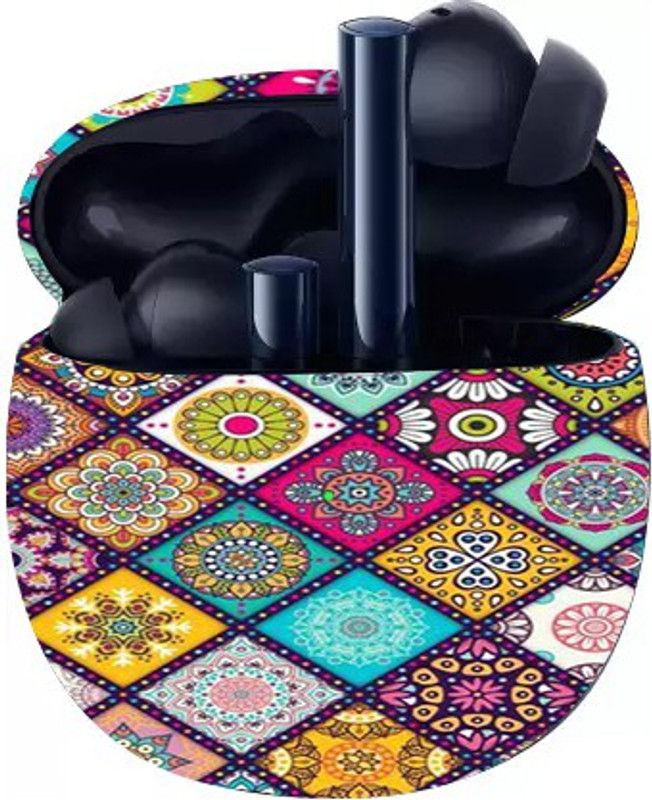 AsSkin Realme Buds Air2, real me buds air2 Mobile Skin  (Ultra Color Pattern Skin With High Matte Finish..)