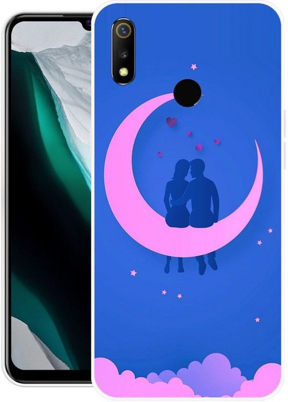PRINTGARD Back Cover for Realme 3, Realme 3i  (Multicolor, Grip Case, Silicon, Pack of: 1)