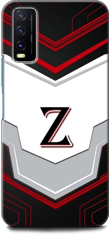 Dronk Back Cover for Vivo Y20G, V2037 Z, Z LETTER, Y NAME, Z ALPHABET, ALPHABET  (Multicolor, Dual Protection, Pack of: 1)