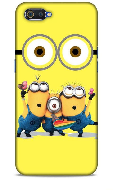 CRAFTARA Back Cover for Realme C2, Oppo A1k ( CPH1923 )  (Yellow, Blue)