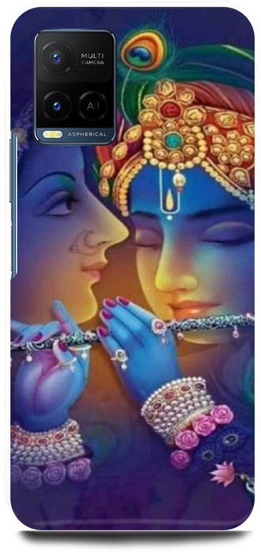 play fast Back Cover for Vivo Y33T, V2146 RADHA, KRISHAN, KISHAN, KANHAIYA, JI, RANI  (Blue, Hard Case, Pack of: 1)