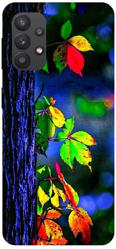 Wall Art Back Cover for SAMSUNG GALAXY M32 (5G) Leafs, Natural, Nightagle Printed  (Multicolor, Dual Protection, Pack of: 1)