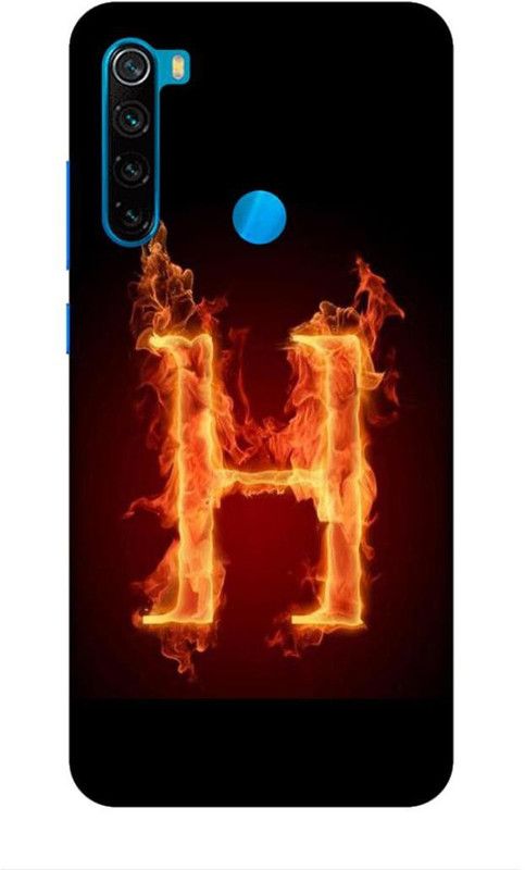 Coverland Back Cover for Mi Redmi Note 8  (Black, Orange)