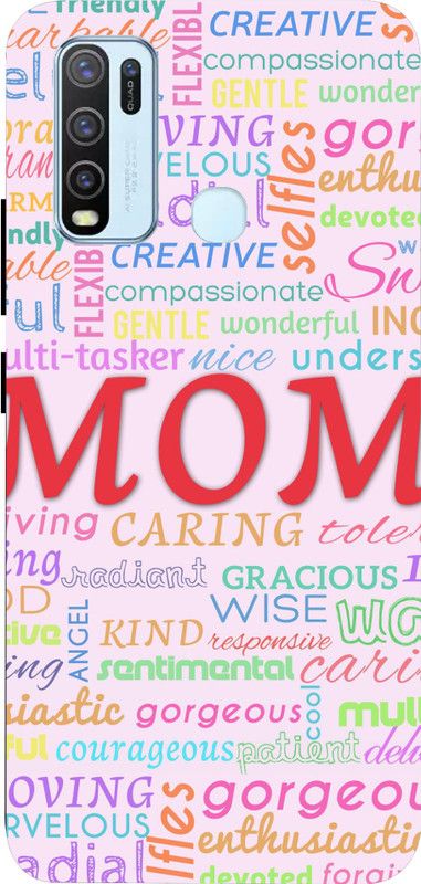 LIKELOOK Back Cover for Vivo Y50, Vivo Y30, ( Mom, Love Maa )  (Multicolor, Shock Proof, Pack of: 1)