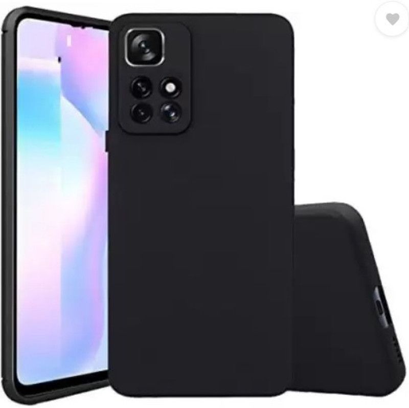 SRAVZ CASE Back Cover for POCO M4 Pro 5G, Redmi Note 11T 5G  (Black, Pack of: 1)