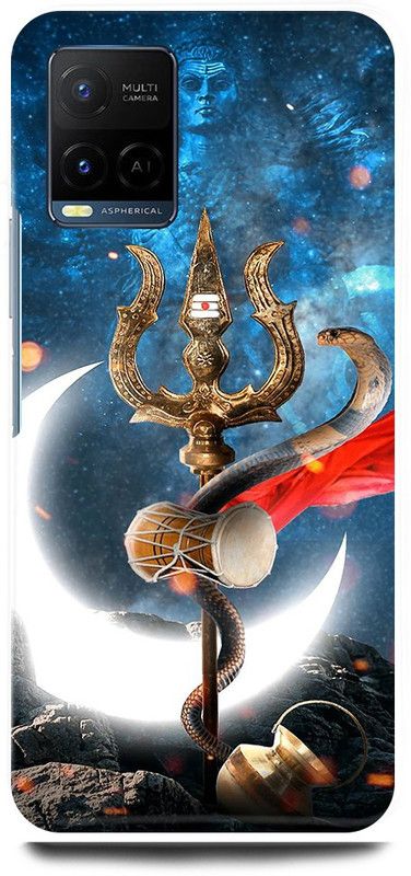 play fast Back Cover for Vivo Y33T, V2146 SHIV, SHIVJI, MAHADEV, MAHAKAL, TRISHOOL  (Blue, Hard Case, Pack of: 1)