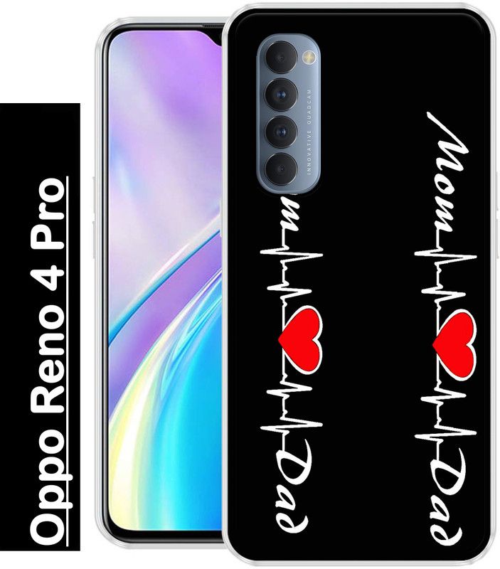 REALKING Back Cover for Oppo Reno 4 Pro  (Multicolor, Grip Case, Silicon, Pack of: 1)