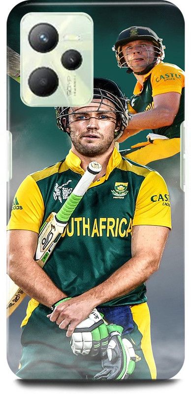 play fast Back Cover for Realme C35, RMX3511 AB, DE, VILLIERS, SOUTH, AFRICA, PLAYER, RCB  (Multicolor, Hard Case)
