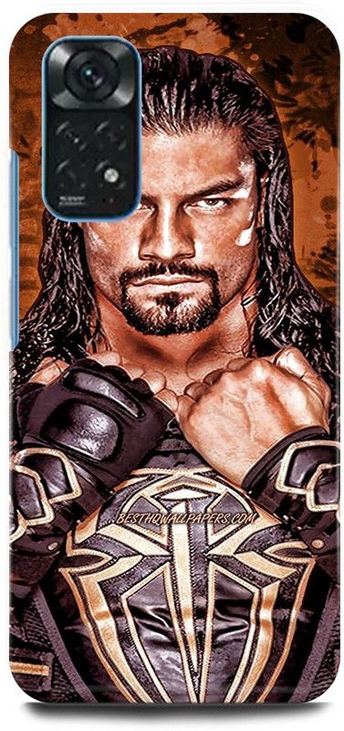 play fast Back Cover for Redmi Note 11S ROMAN, REIGNS, WWE, PLAYER  (Brown, Hard Case, Pack of: 1)