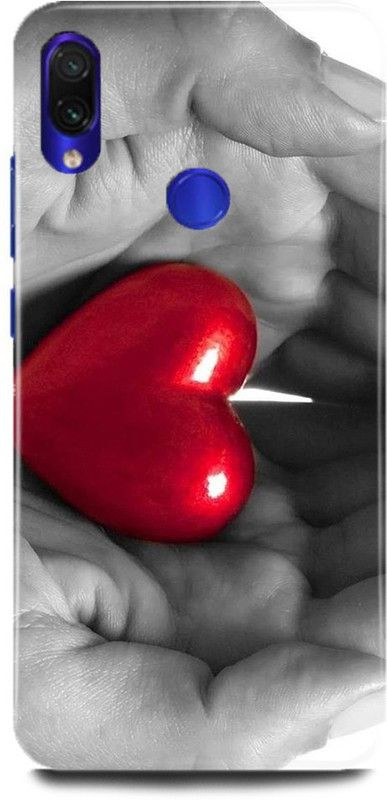 MP ARIES MOBILE COVER Back Cover for Redmi Note 7S, heart,dil,heart,shape,Couple,Kiss,valentine,lovers,back,cover,for,girls,  (Multicolor, Hard Case, Pack of: 1)