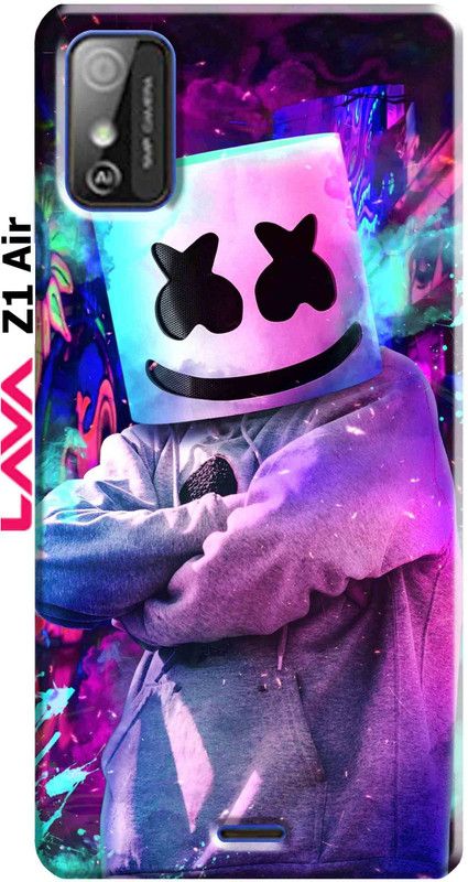 Rockerspot Back Cover for Lava Z1 Air 2635  (Multicolor, Flexible, Silicon, Pack of: 1)