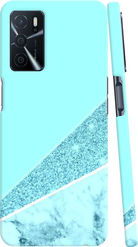 GS PANDA COLLECTIONS Back Cover for OPPO A55s  (Blue, Hard Case, Pack of: 1)