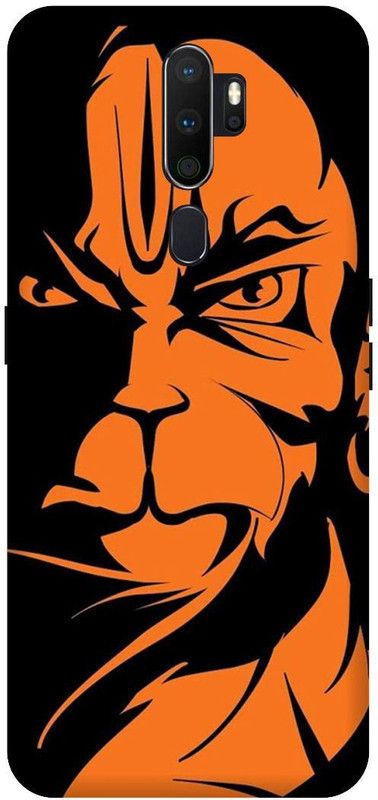 SSMORYA Back Cover for OPPO A5 2020 (God Hanuman) Printed Back Cover  (Multicolor, Waterproof, Pack of: 1)