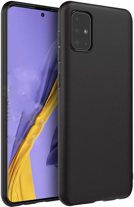 Lilliput Back Cover for Samsung Galaxy A51  (Black, Pack of: 1)