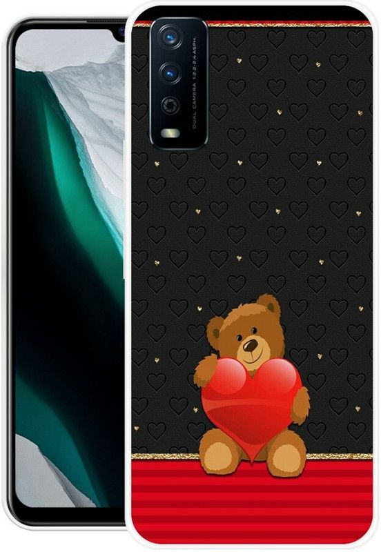 redfly Back Cover for Vivo Y12s  (Multicolor, Grip Case, Silicon)