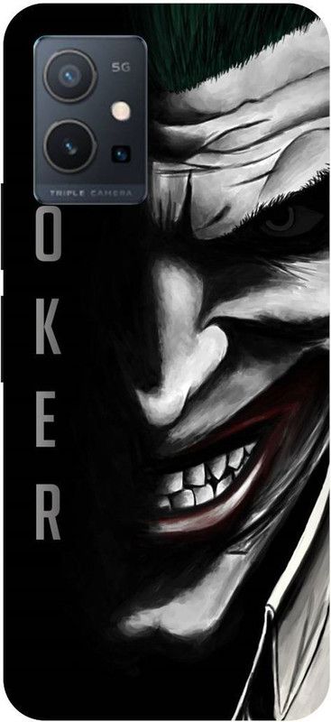 THE NARAYANA COLLECTIONS Back Cover for VIVO Y75 5G-V2142-JOKER,DEVIL,SMILE,OLD,NEW,JOKER  (Multicolor, Hard Case, Pack of: 1)