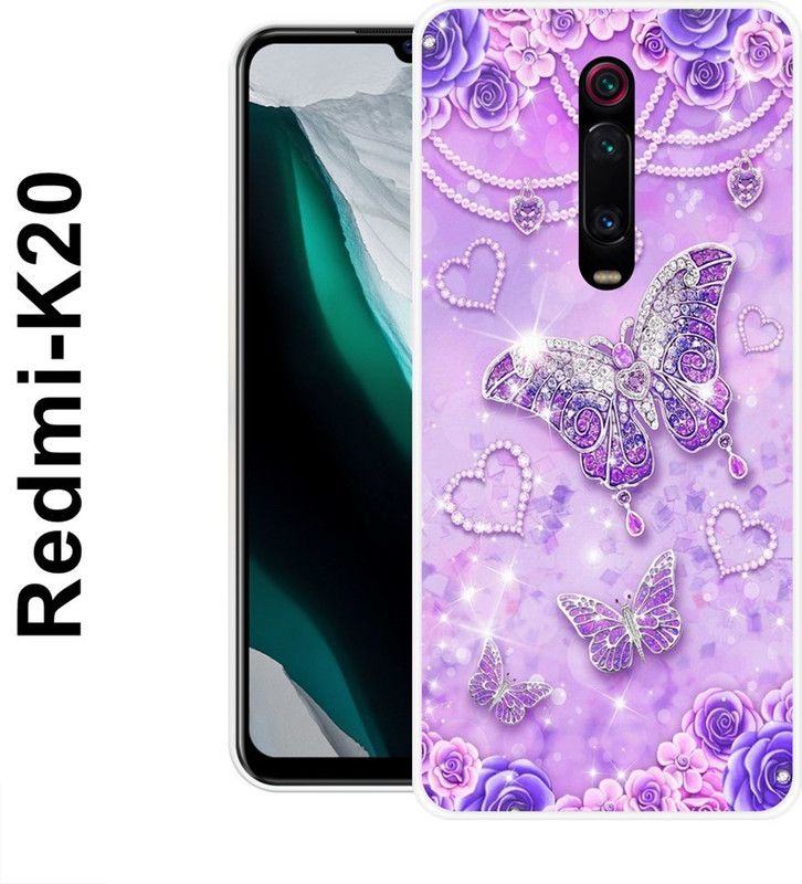REDFLY Back Cover for Redmi K20  (Purple, Silicon)