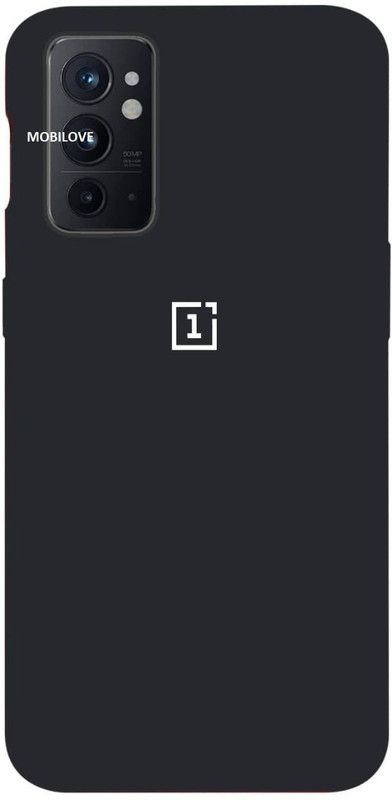 MOBILOVE Back Cover for OnePlus 9RT 5G | Pure Liquid Soft Matte Silicone Case  (Black, Shock Proof, Silicon, Pack of: 1)
