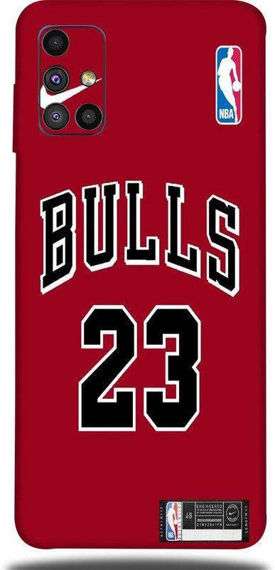 CLAXA Bulls_23 Samsung Galaxy M51 Ultra Back Skin Guard, Bulls_23 Mobile Skin  (Bulls_23 Skin With Super matte finish)