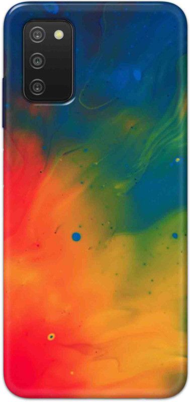 NDCOM Back Cover for Samsung Galaxy A03s Color Spreads Printed  (Multicolor, Hard Case, Pack of: 1)