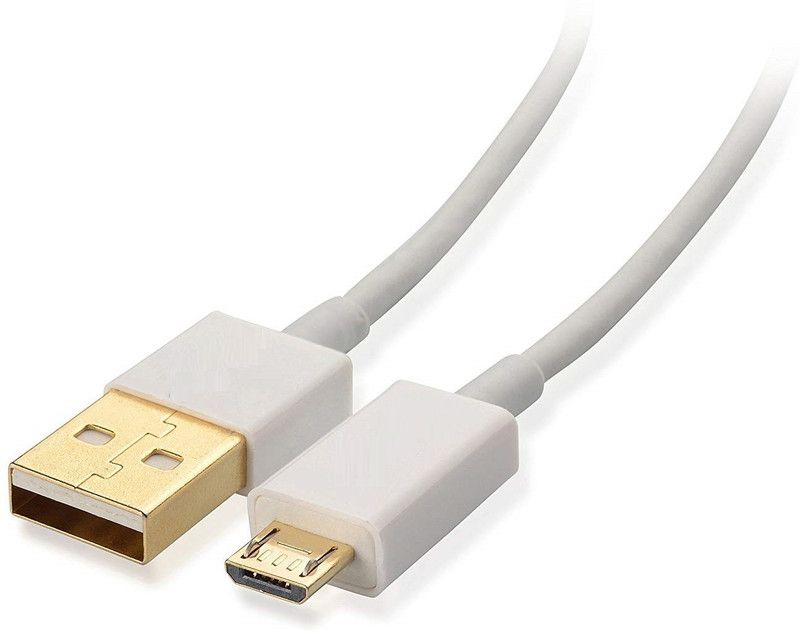 Wifton Micro USB Cable 3.1 A 1.5 m XXI™ -104-Charge-Sync Cable for Micro USB Devices - White 48"  (Compatible with Mobile Phones, Tablet, HDTV, Camcorder, DVD, TV, White&093, One Cable)