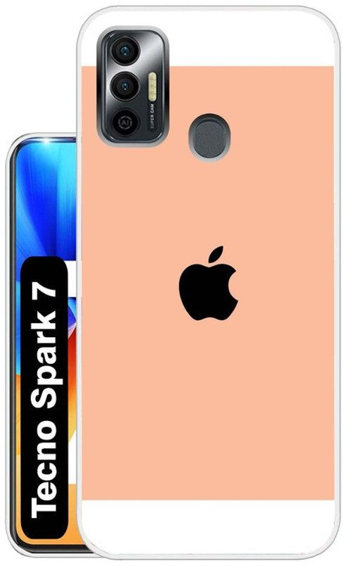 Case Club Back Cover for Tecno Spark 7  (Pink, Grip Case, Silicon, Pack of: 1)