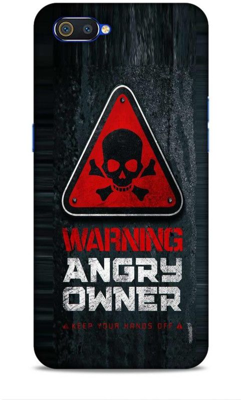CRAFTARA Back Cover for Realme C2  (Black, Red, Hard Case)