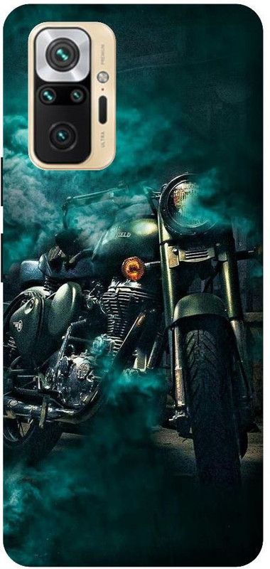 GRAFIQE Back Cover for REDMI Note 10 Pro Max M2101K6I BIKE, BULLET, RIDE, RIDER, ROYAL ENFIELD, BOY  (Multicolor, Shock Proof)