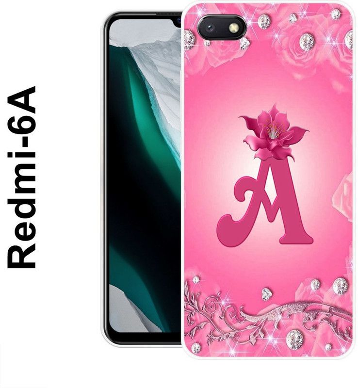 INDIALAND Back Cover for Redmi 6A  (Pink, Silicon)