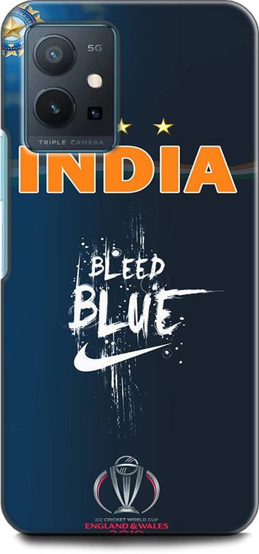 Wall Art Back Cover for Vivo Y75 (5G) VIRAT KHOLI, INDAIN CRICKET TEAM, SPORTS, CRICKET, MS DHONI  (Multicolor, Dual Protection, Pack of: 1)