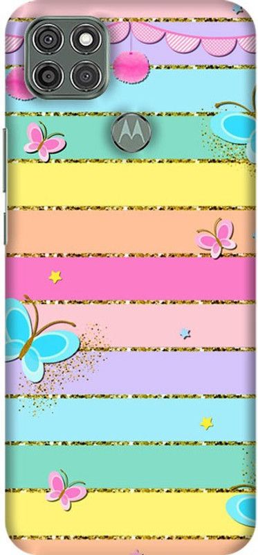 PNBEE Back Cover for Motorola Moto G9 Power, XT2091-3 - Lining Print  (Multicolor, Hard Case, Pack of: 1)