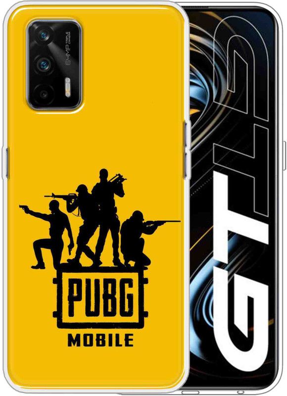 eBoggy Back Cover for Realme GT 5G  (Yellow, Dual Protection, Silicon, Pack of: 1)