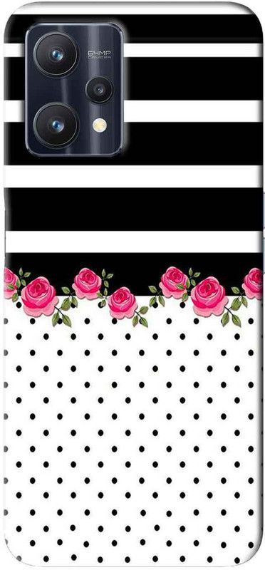 NDCOM Back Cover for Realme 9 Pro 5G Stripes & Dots Abstract Printed  (Multicolor, Hard Case, Pack of: 1)