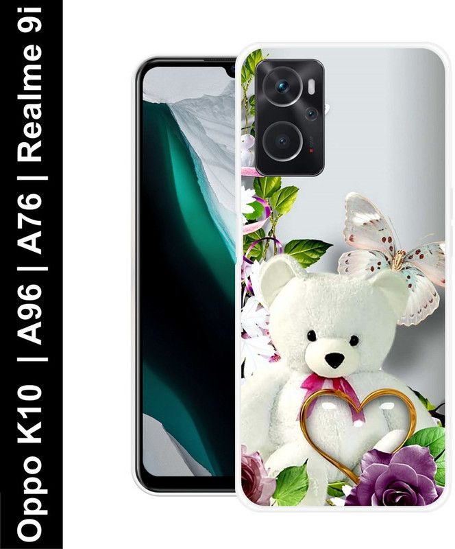 Aabra Back Cover for Oppo K10  (Multicolor, Flexible, Silicon, Pack of: 1)