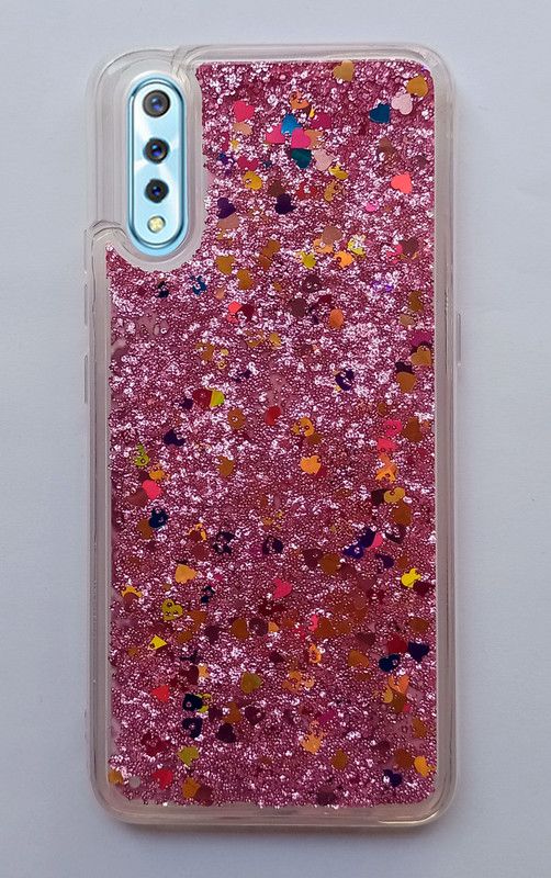 AOnes Back Cover for Vivo S1  (Pink, Silicon, Pack of: 1)