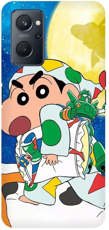 Vinsmoke Back Cover for Realme 9i Shinchan-Cute-Cartoon-Anime-Shinchan-cover-415316  (Multicolor, Shock Proof)