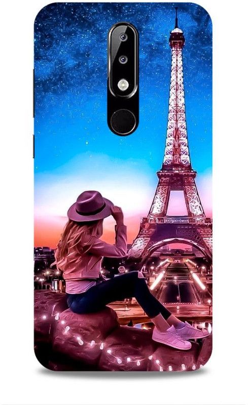 Jellybird Back Cover for Nokia 5.1 Plus  (Multicolor, 3D Case, Pack of: 1)