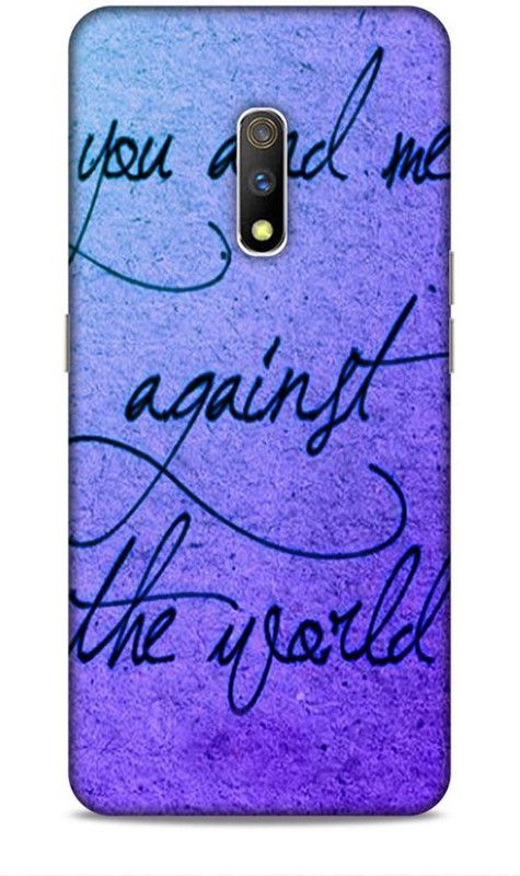 Keviv Back Cover for Realme X  (White, 3D Case, Pack of: 1)