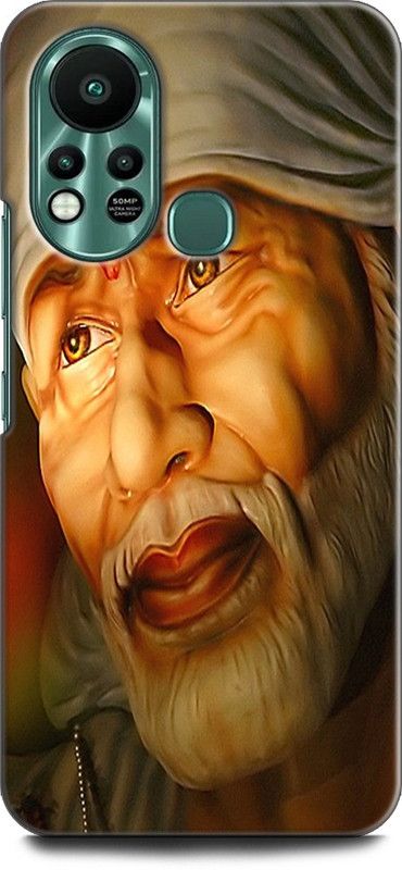 KEYCENT Back Cover for Infinix Hot 11s, X6812 OM SAI BABA, OM SAI, OM SAI RAM, SAIBABA, GOD  (Multicolor, Shock Proof, Pack of: 1)