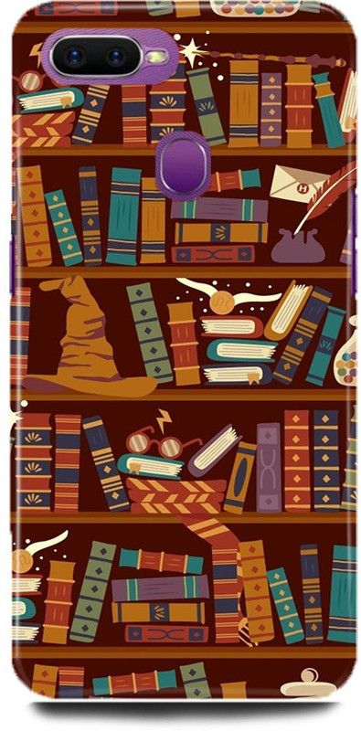 FUGGA Back Cover for OPPO A5, CPH1809, HOGWARTS, POTTER, THE, BOY, WHO, LIVED, PHILOSFERS, STONE  (Brown, Hard Case, Pack of: 1)